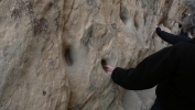 PICTURES/Acoma Pueblo/t_Stairs Down Old Hand Holds.JPG